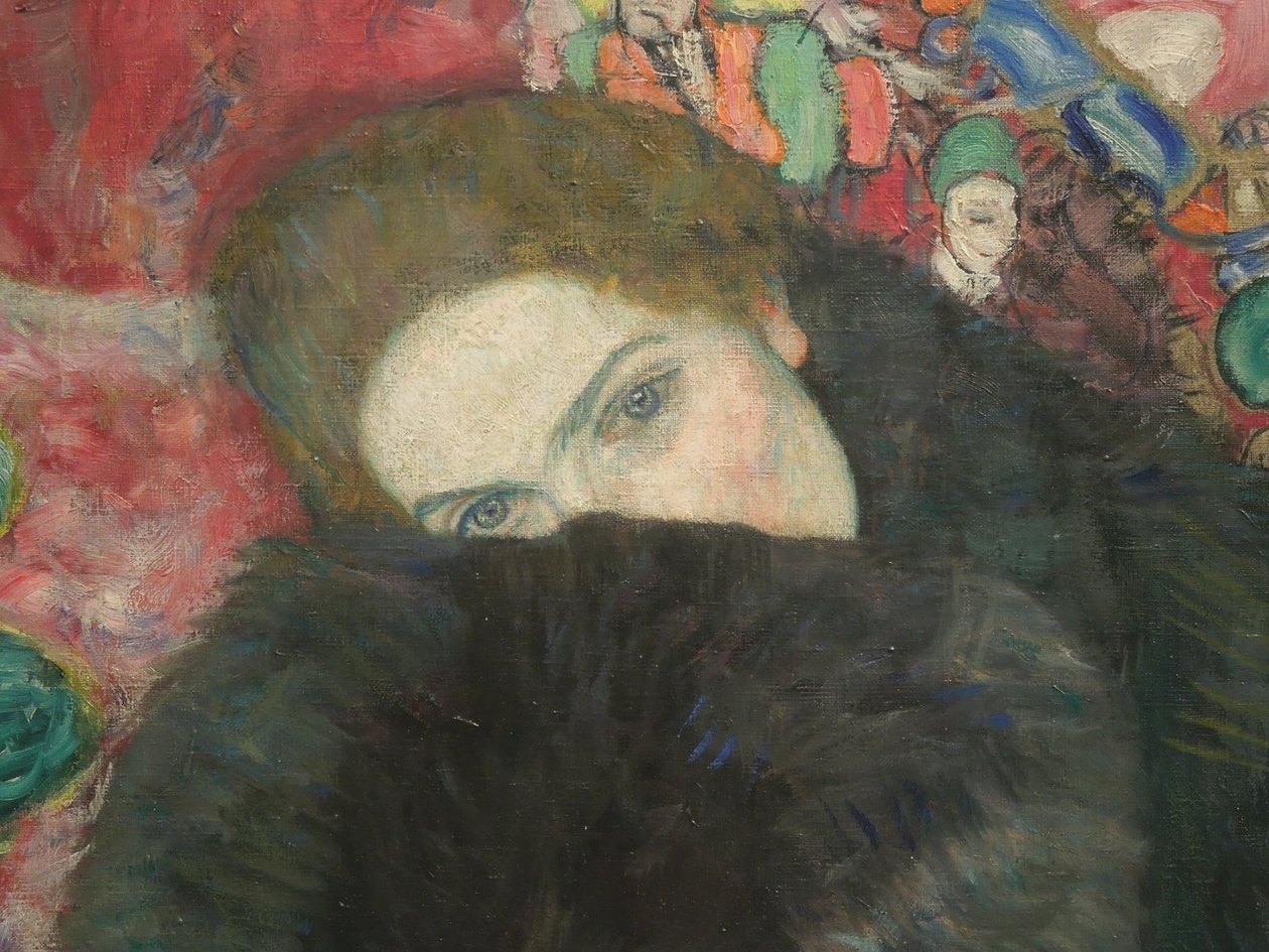 Lady with a Muff av Gustav Klimt