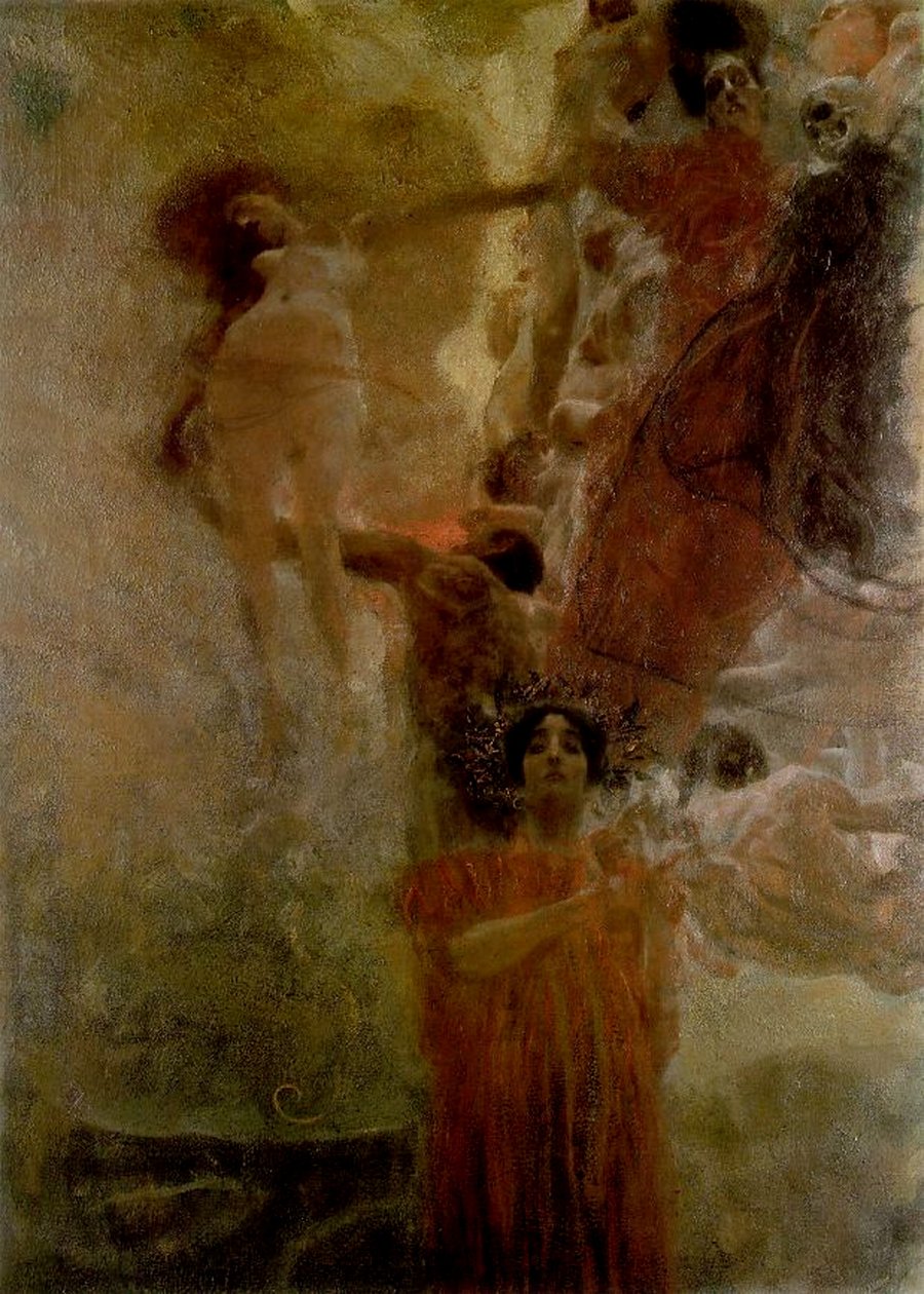 Allegory of Medicine (utkast), 1897-98 av Gustav Klimt