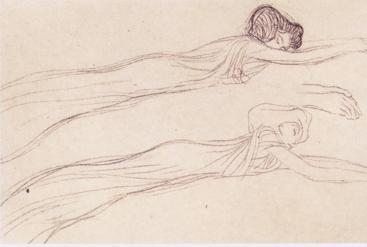 Lengselen etter lykke av Gustav Klimt