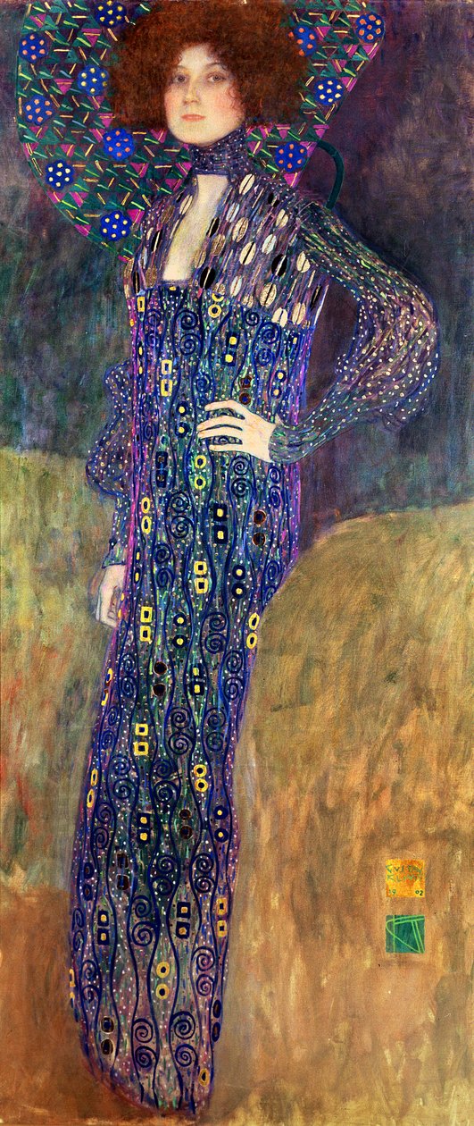 Emilie Floege, 1902 av Gustav Klimt