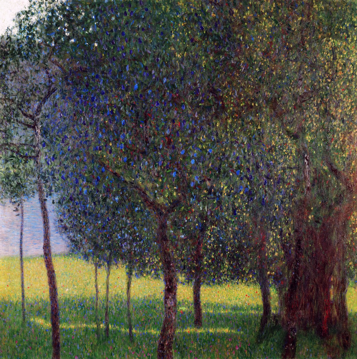 Frukttrær, 1901 av Gustav Klimt