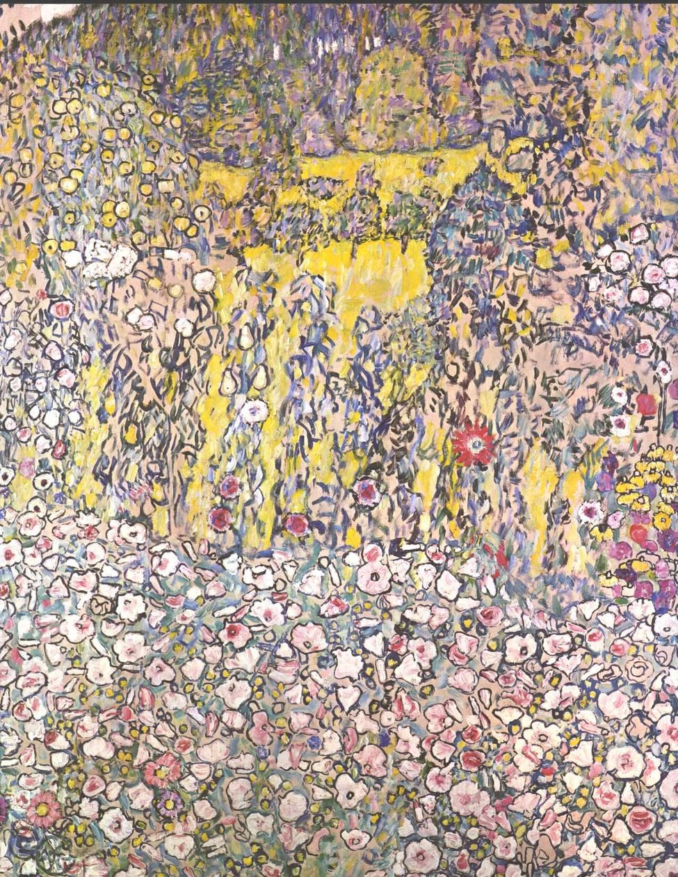 Hagelandskap med en bakketopp av Gustav Klimt