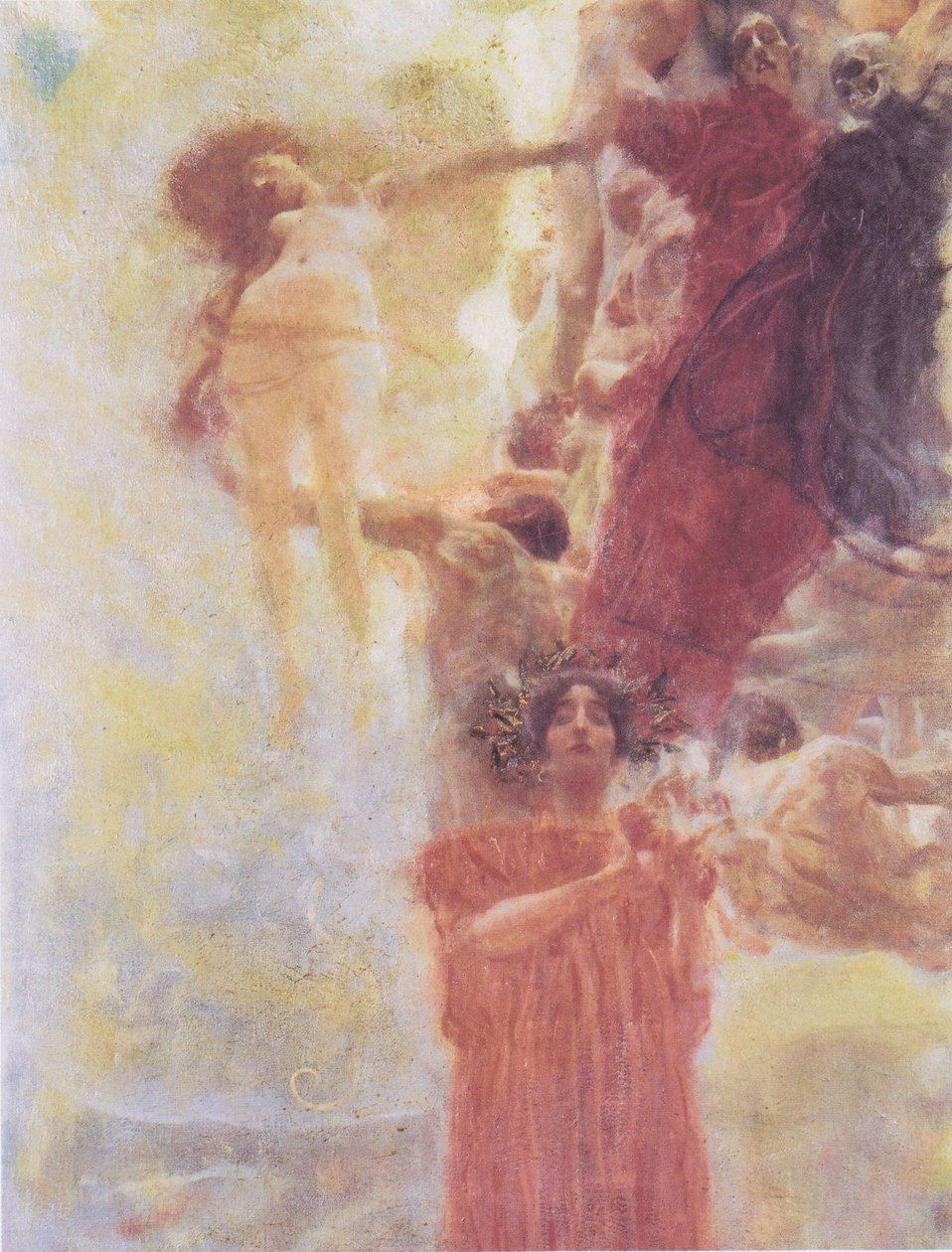 Malet utkastssammensetning for medisin. Jpeg av Gustav Klimt