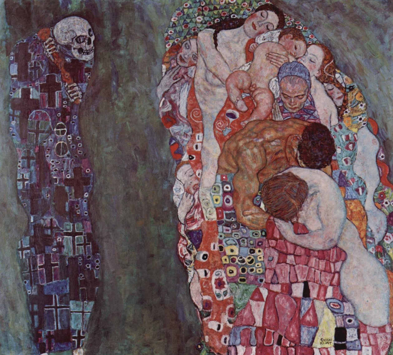 liv og død av Gustav Klimt