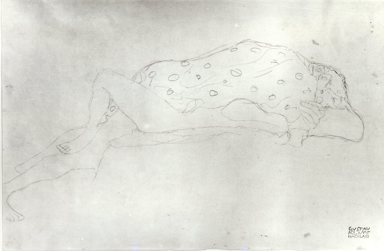 Lovers, ca. 1913 av Gustav Klimt