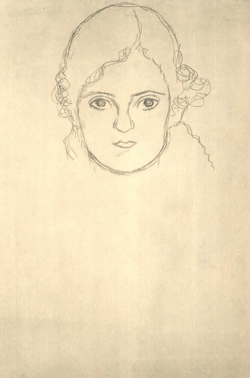 Jentehode 2 av Gustav Klimt