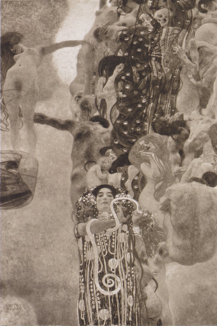 Medisin 1901-1907 av Gustav Klimt
