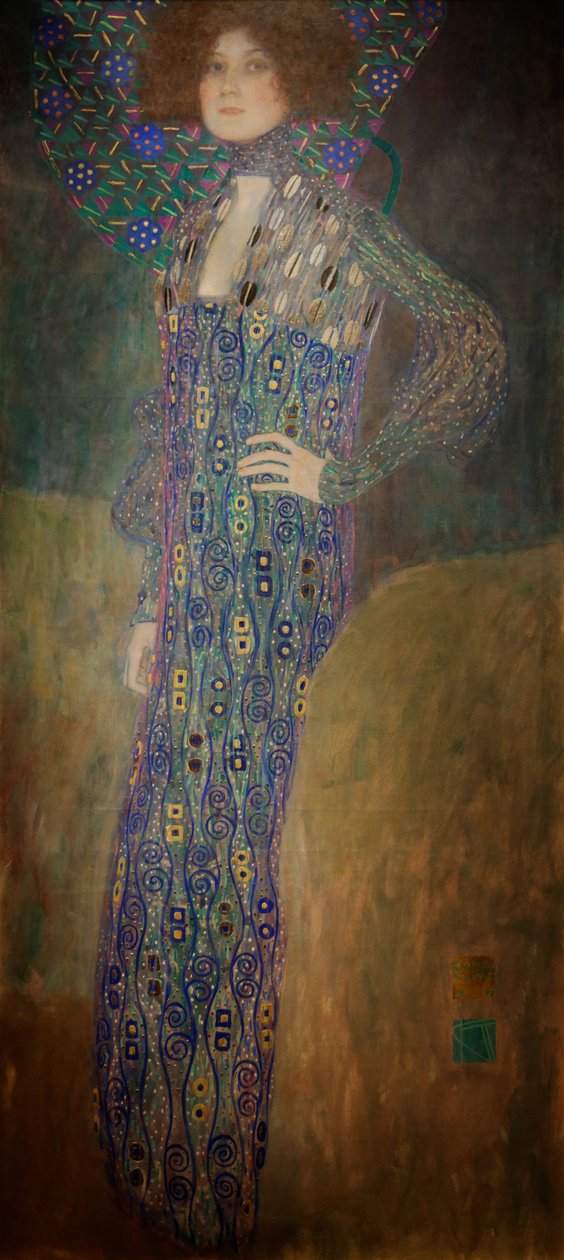 Portrett Emilie Flöge av Gustav Klimt