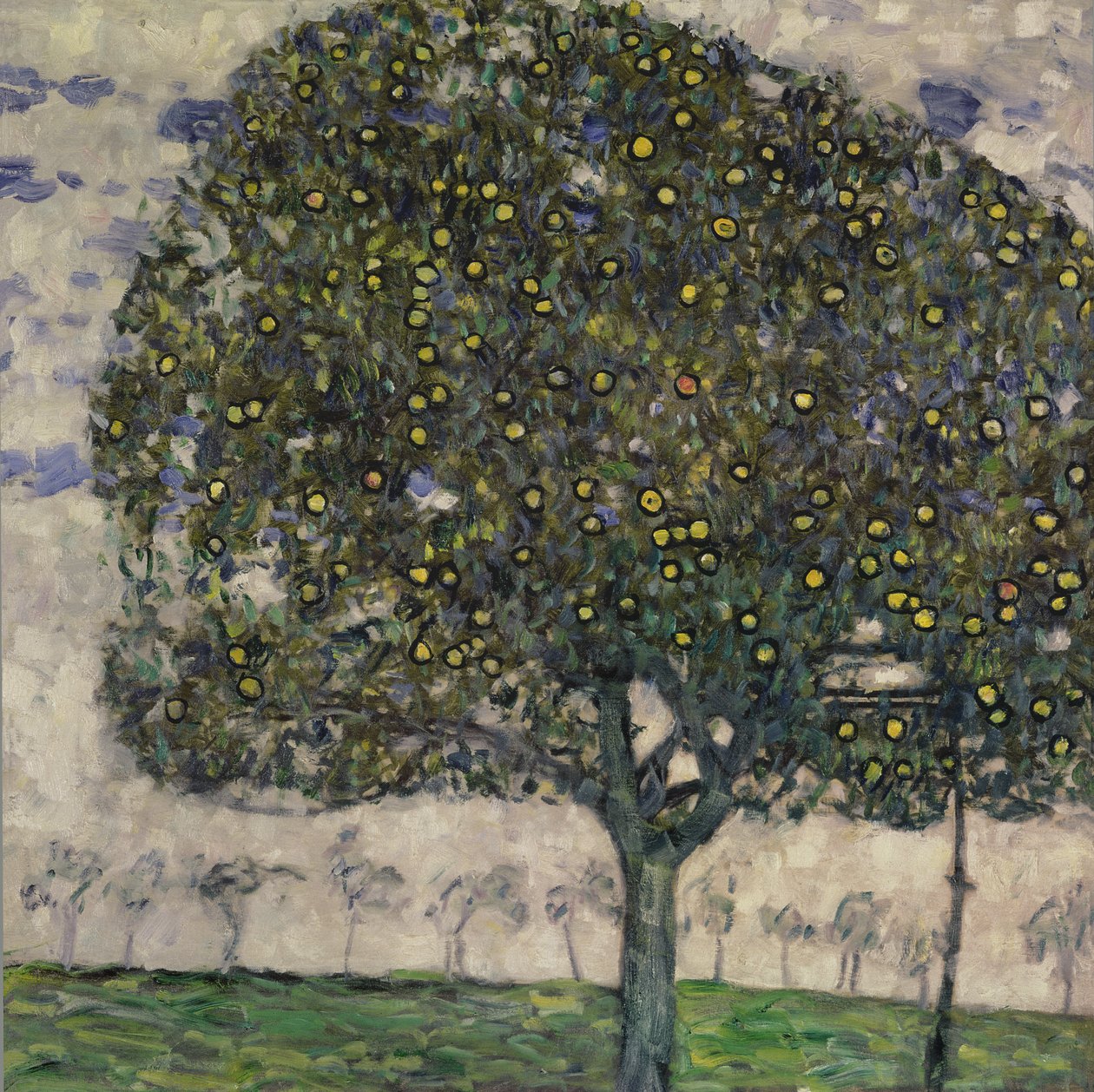 Epletreet II, 1916 av Gustav Klimt