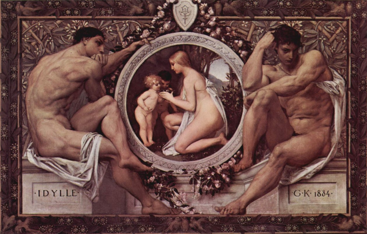 Session i Wien av Gustav Klimt