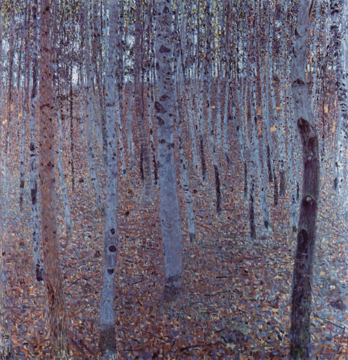 Buchenhain av Gustav Klimt