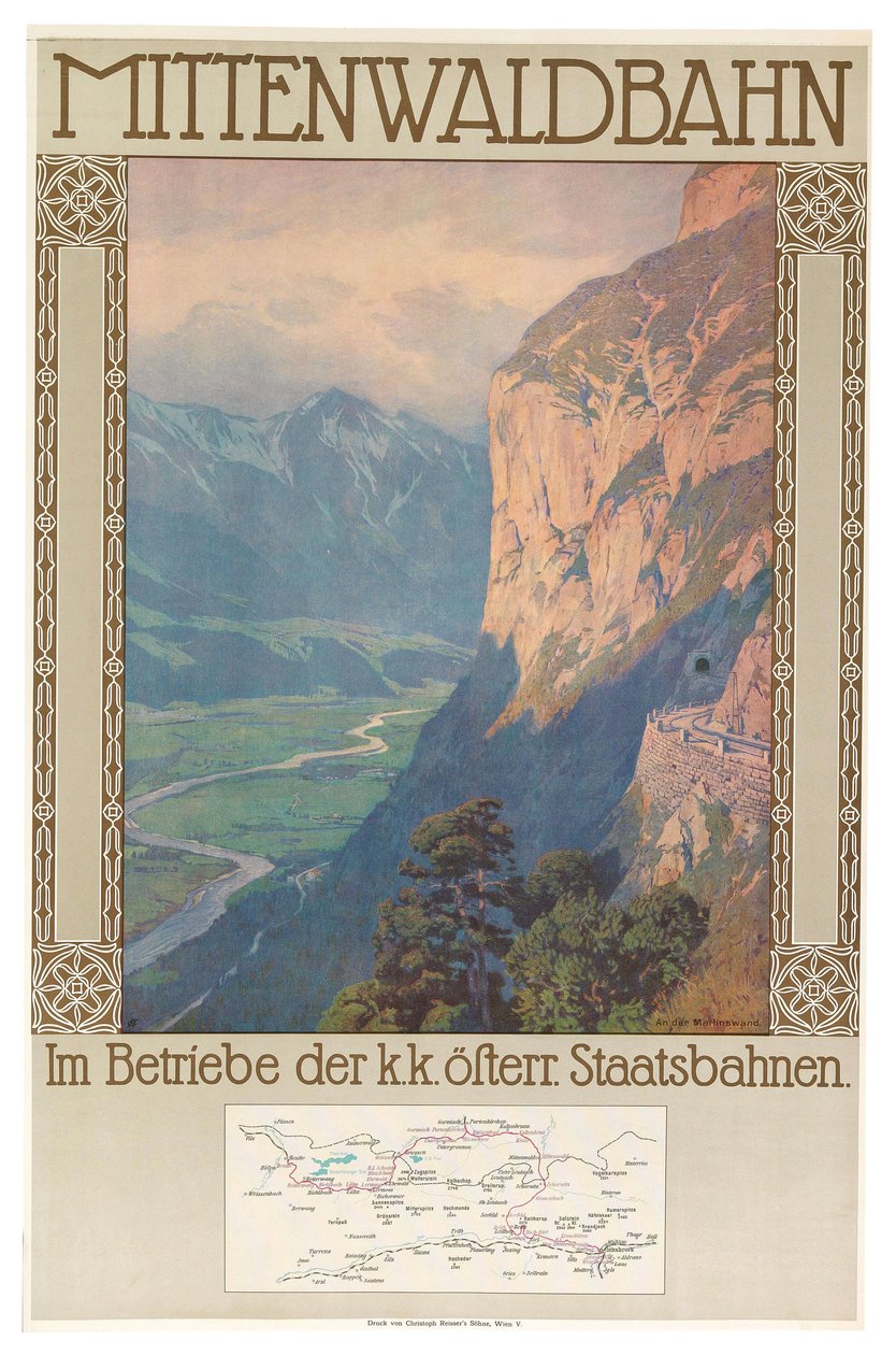 Mittenwald Railway, ca. 1912. av Gustav Jahn