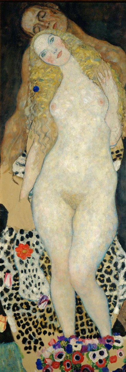 Adam og Eva, 1918 av Gustav Klimt
