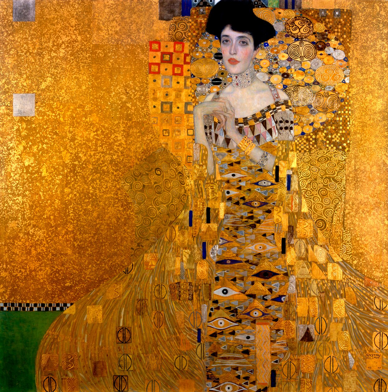 Adele Bloch-Bauer I, 1907 av Gustav Klimt