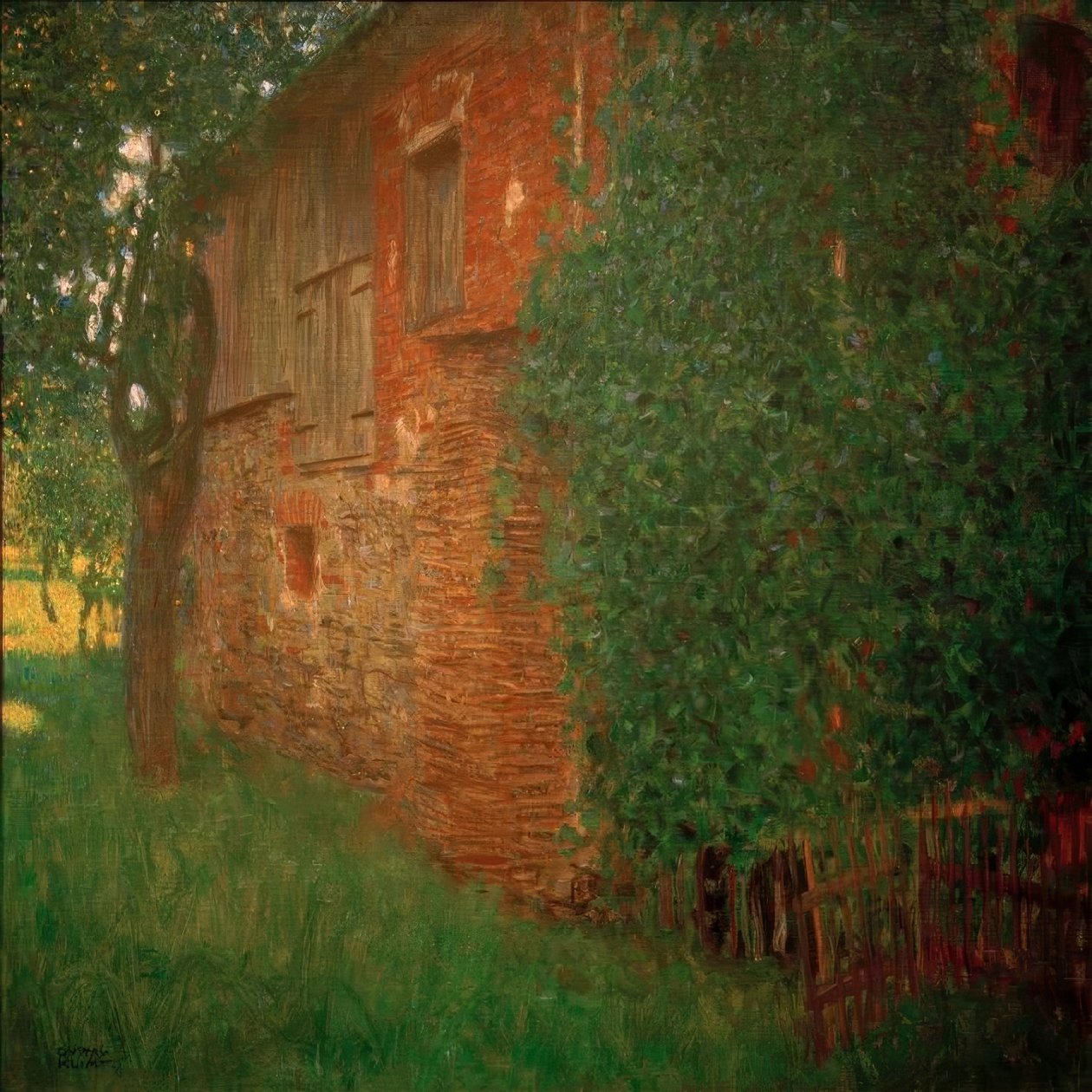 Våningshus av Gustav Klimt