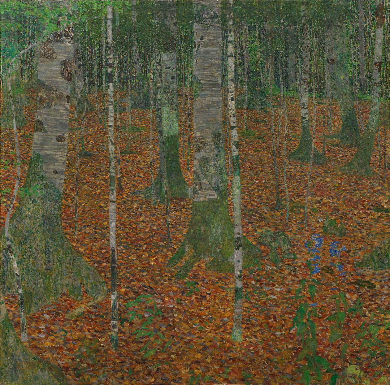 Bjørkeskog, 1903. av Gustav Klimt