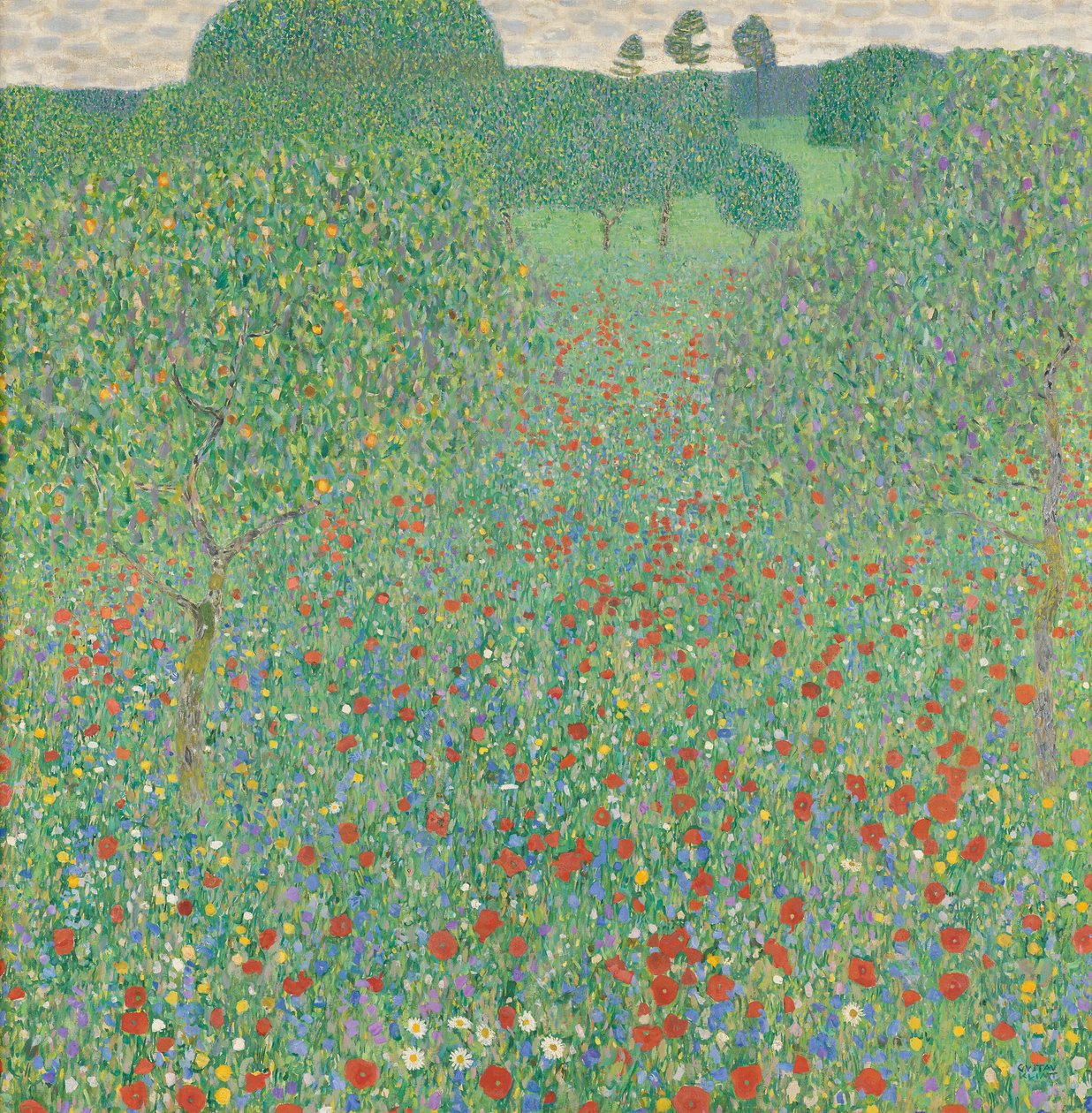 Blomstrende valmue av Gustav Klimt