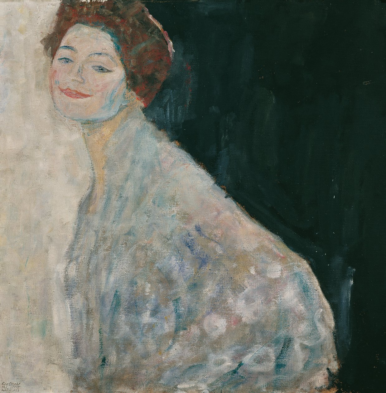 dame i hvitt av Gustav Klimt