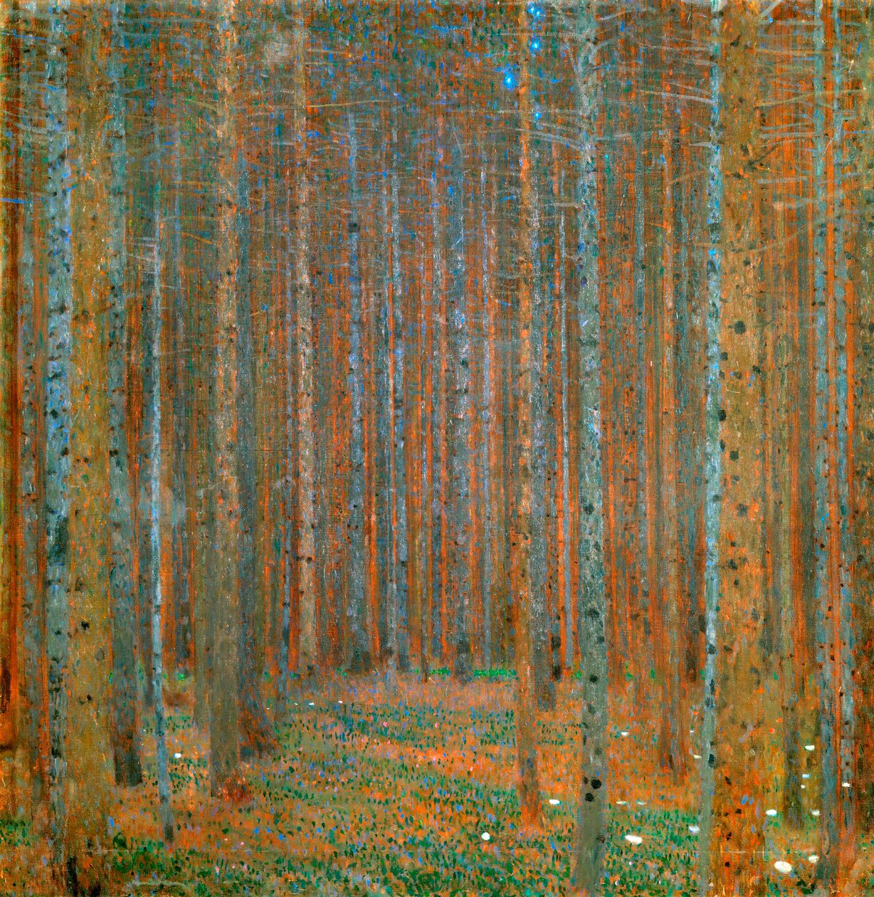 Granskog I, 1901 av Gustav Klimt