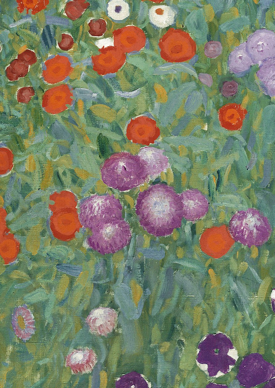 Blomsterhage, 1905-07 av Gustav Klimt