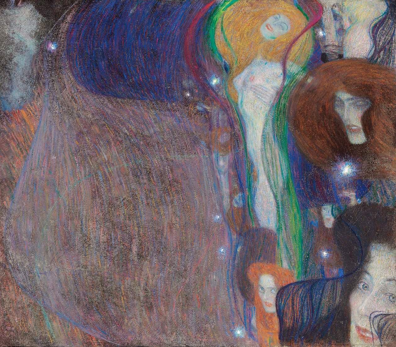 Spøkelseslys av Gustav Klimt