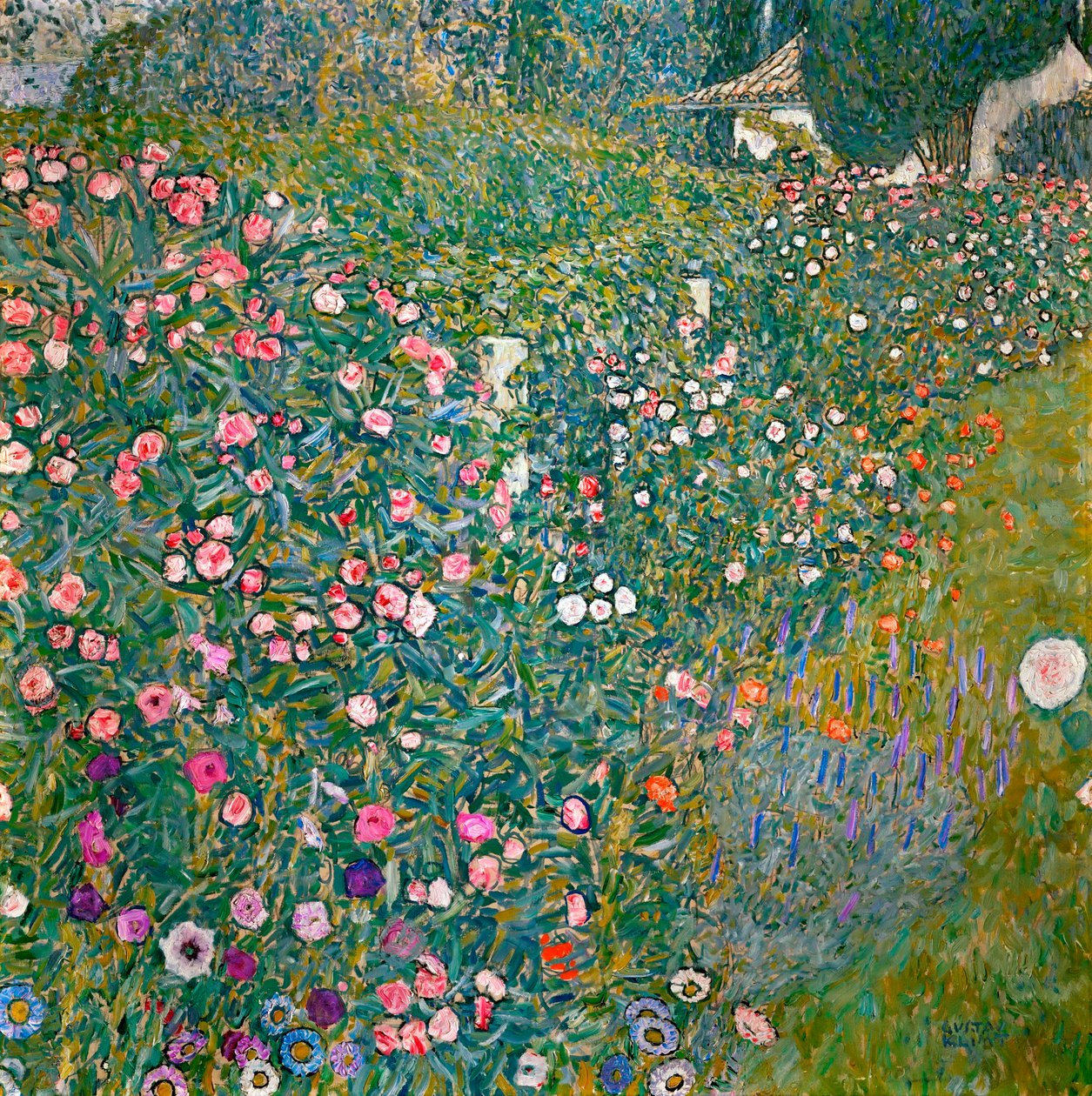 Italiensk hagebrukslandskap, 1913 av Gustav Klimt