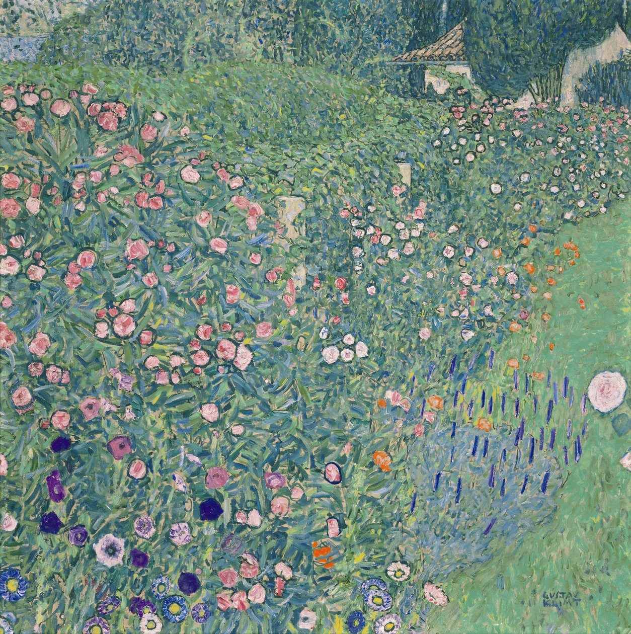 Italiensk hagebrukslandskap, 1913. av Gustav Klimt