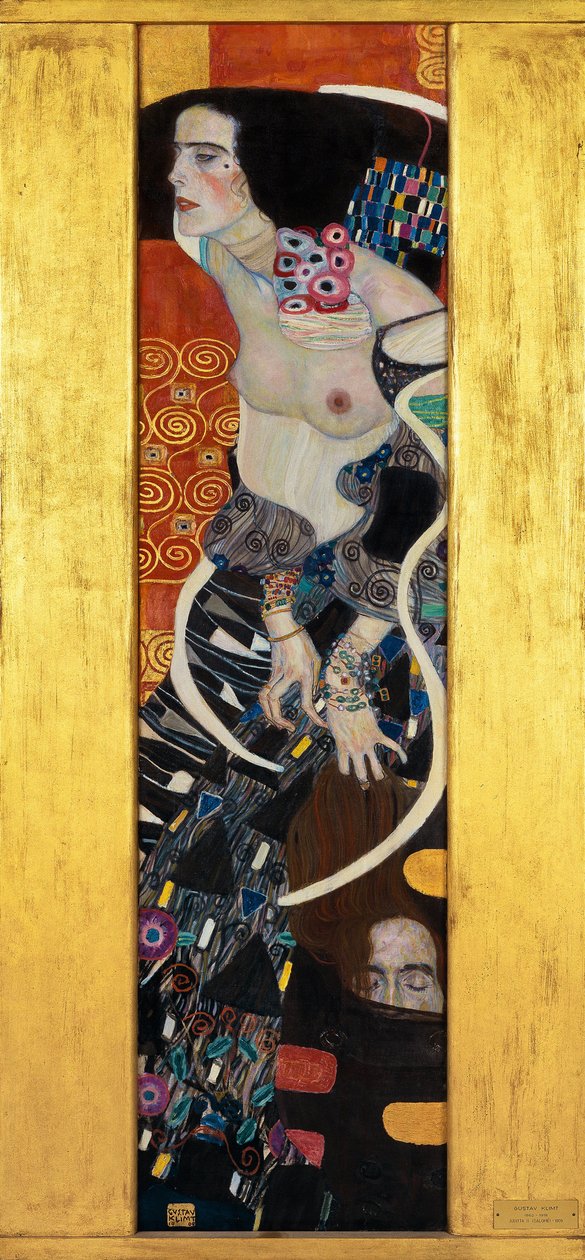 Judith II (Salome), 1909 (olje på lerret) av Gustav Klimt
