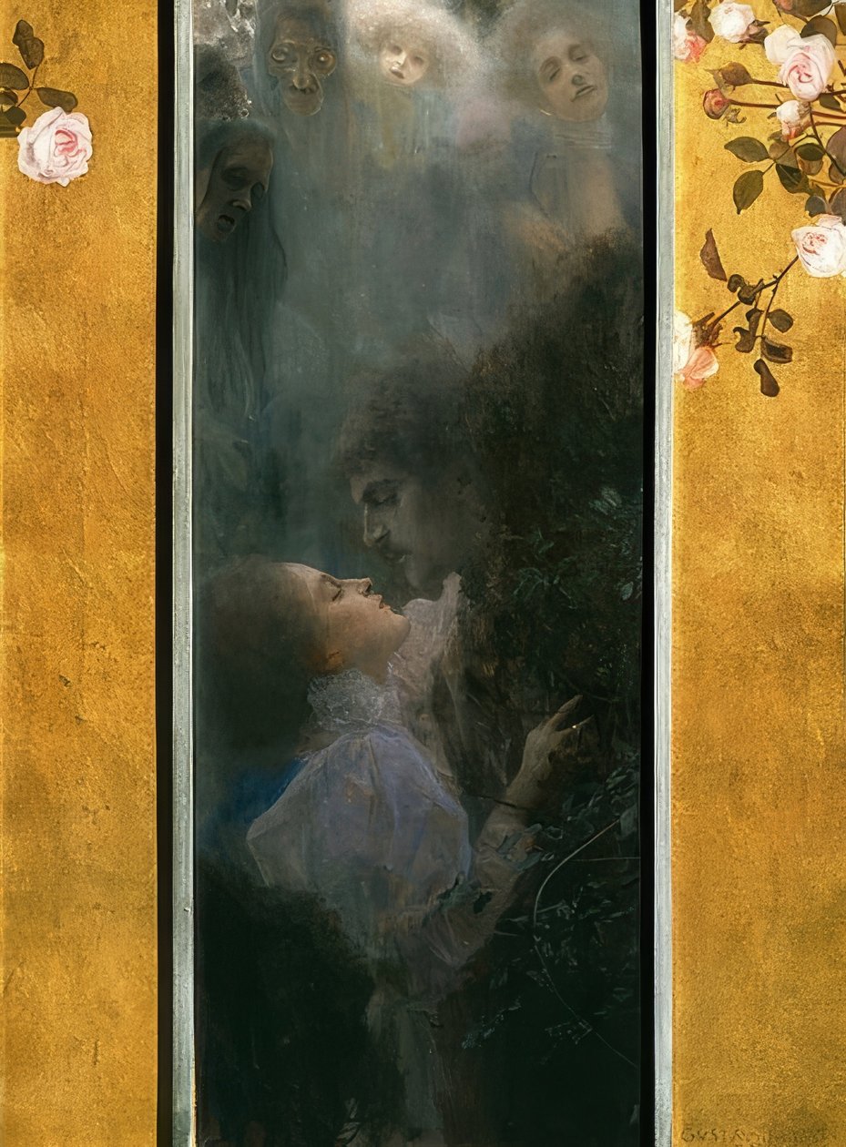 Kjærlighet. 1895 av Gustav Klimt