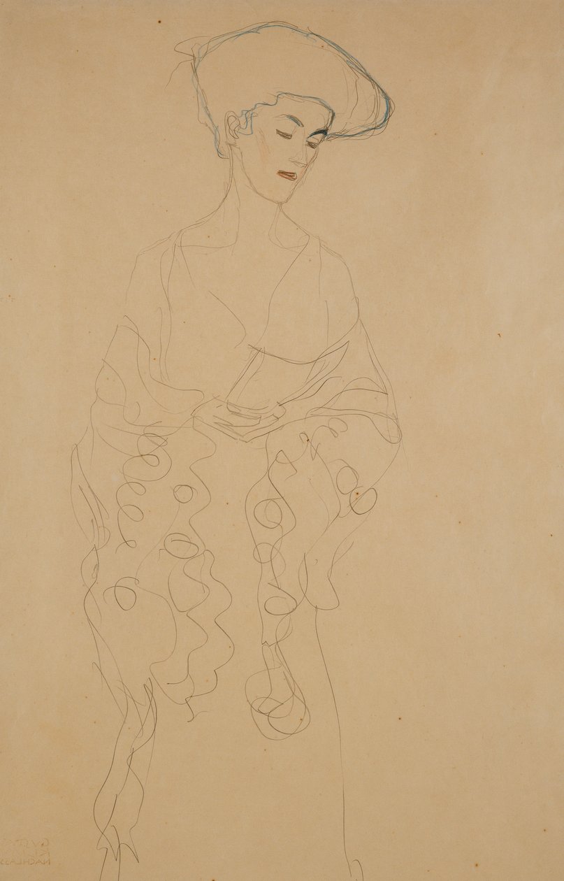 Sving litt til venstre, 1907 av Gustav Klimt
