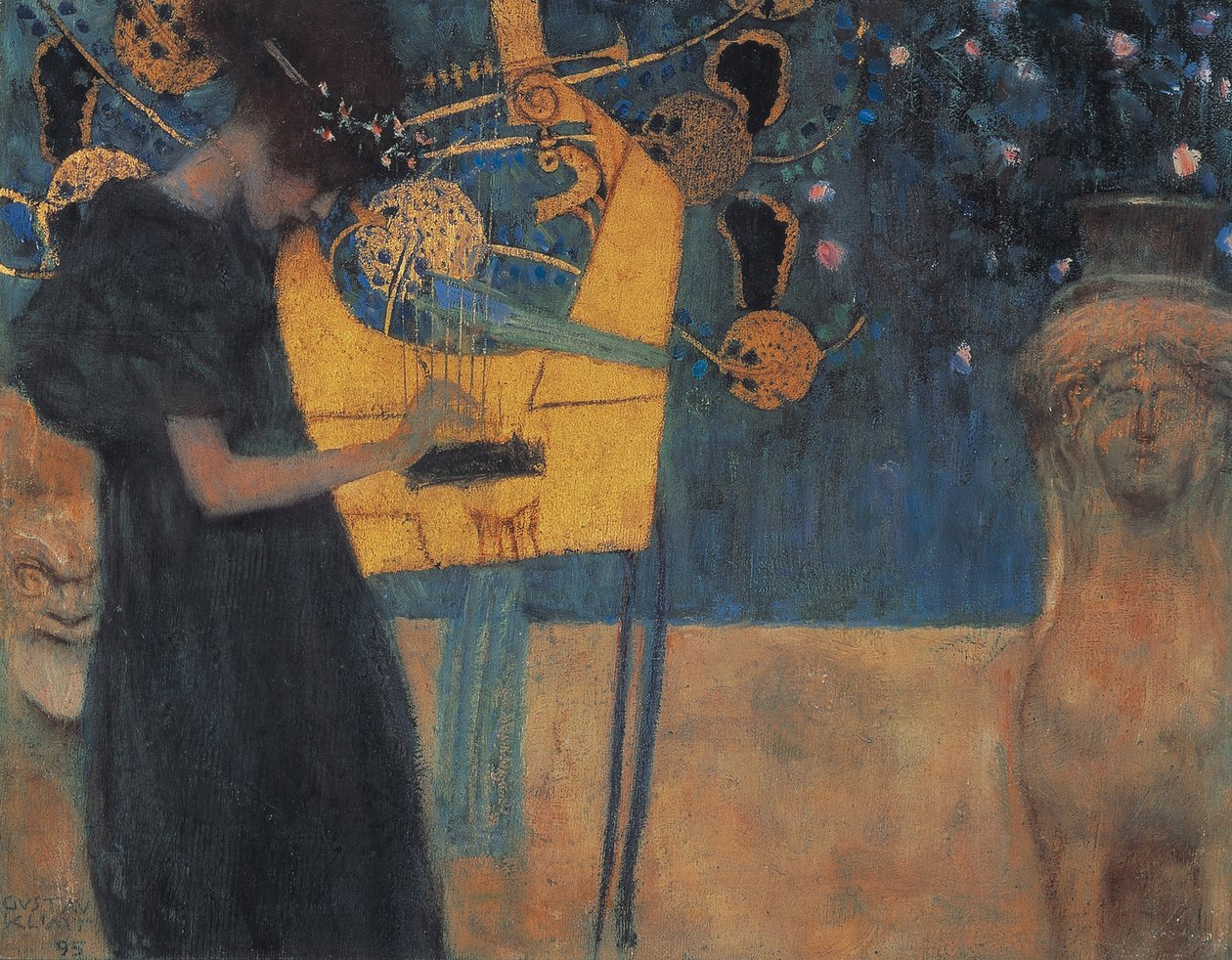 Musikk (The Music) av Gustav Klimt