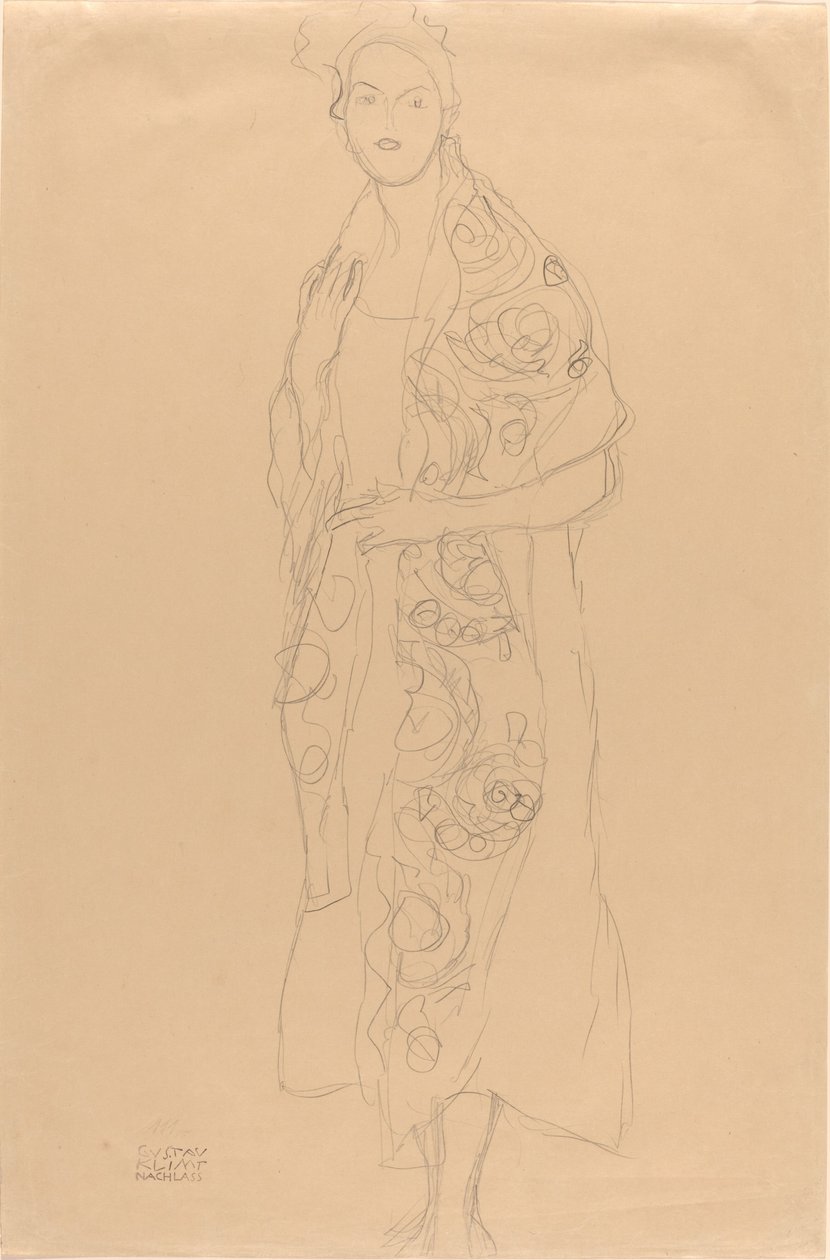 Portrett av en kvinne av Gustav Klimt
