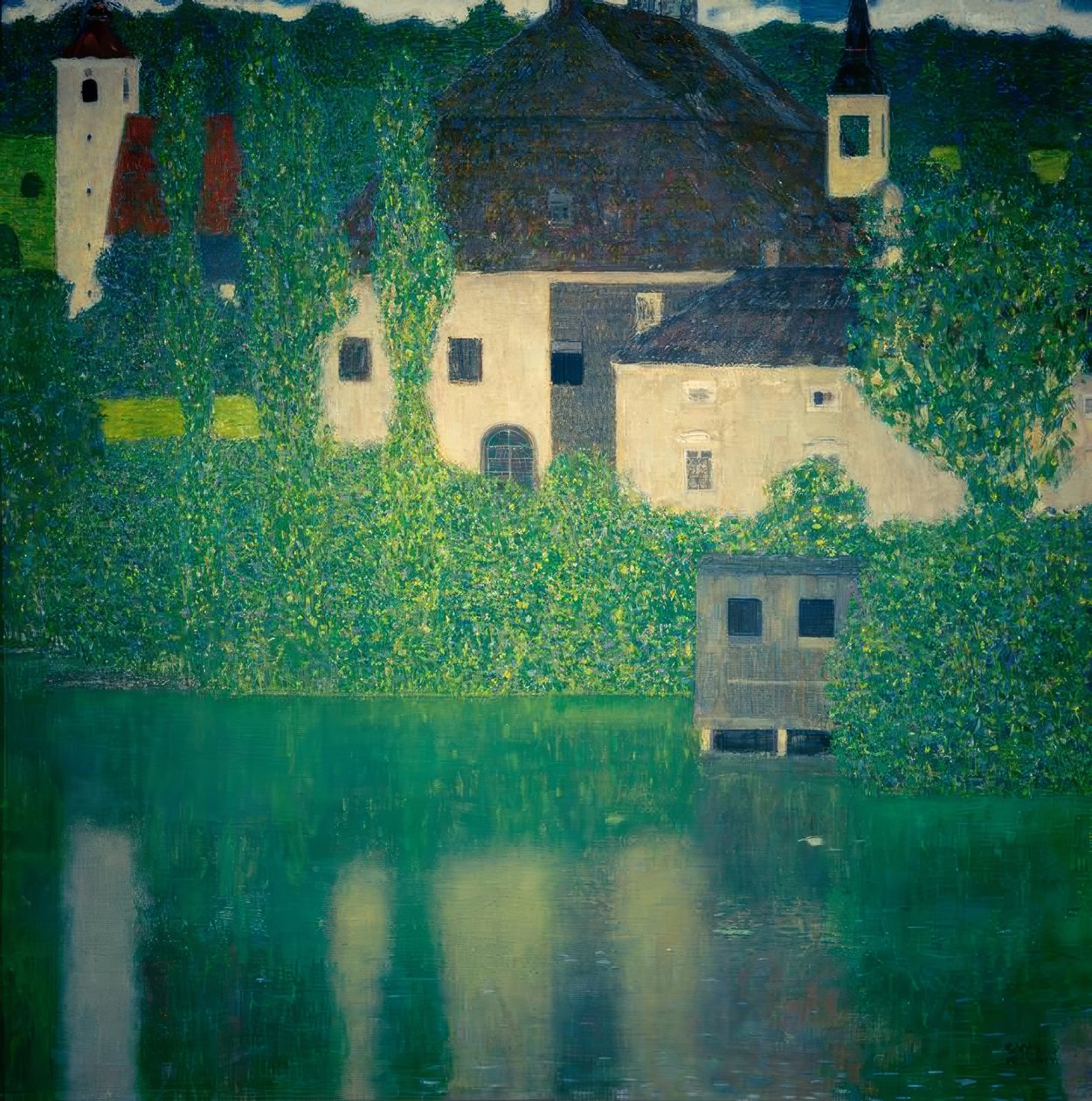 Schloss Kammer am Attersee I av Gustav Klimt