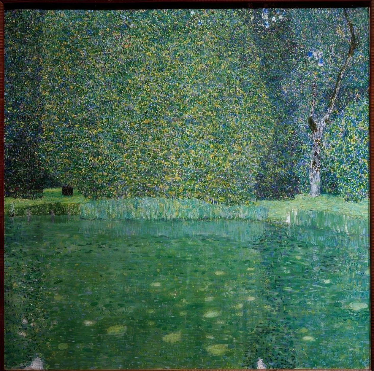 Slottsdam i Kammer am Attersee av Gustav Klimt
