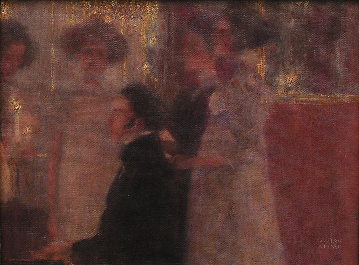 Schubert ved piano Sketch, 1896. av Gustav Klimt