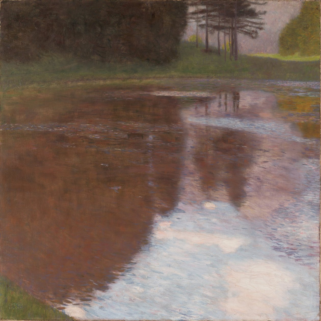 Fortsatt Pond av Gustav Klimt