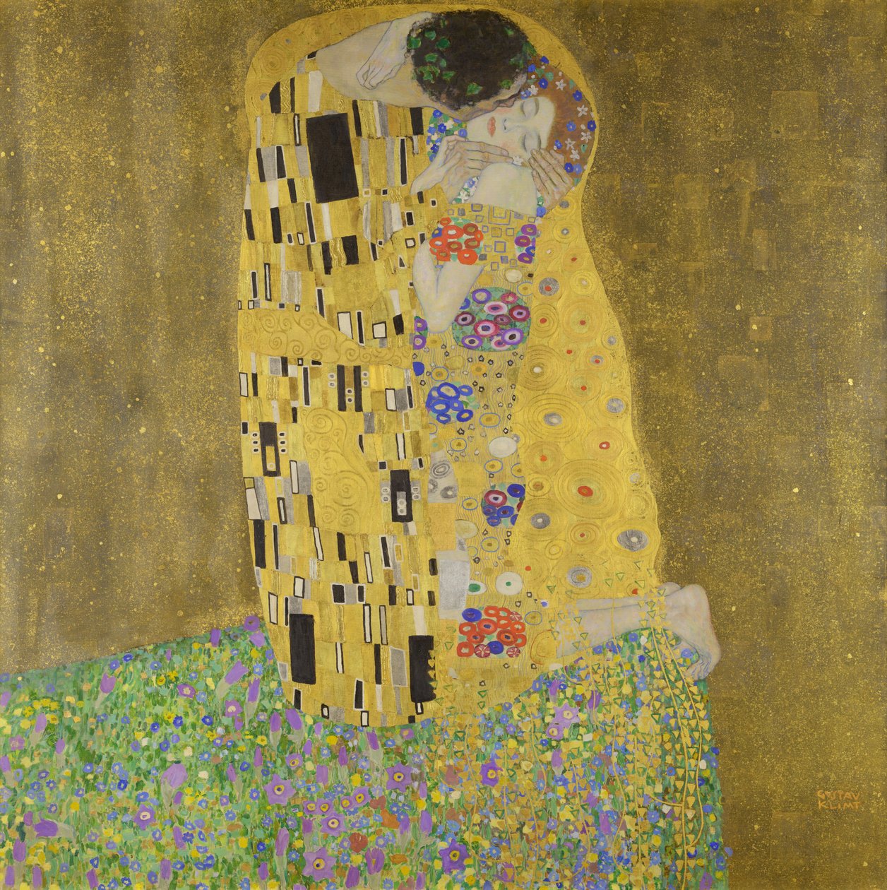 Kysset av Gustav Klimt