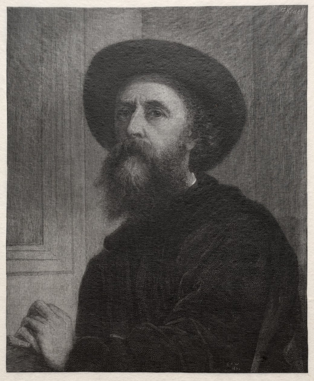 George Frederick Watts, 1887. av Gustav Kruell