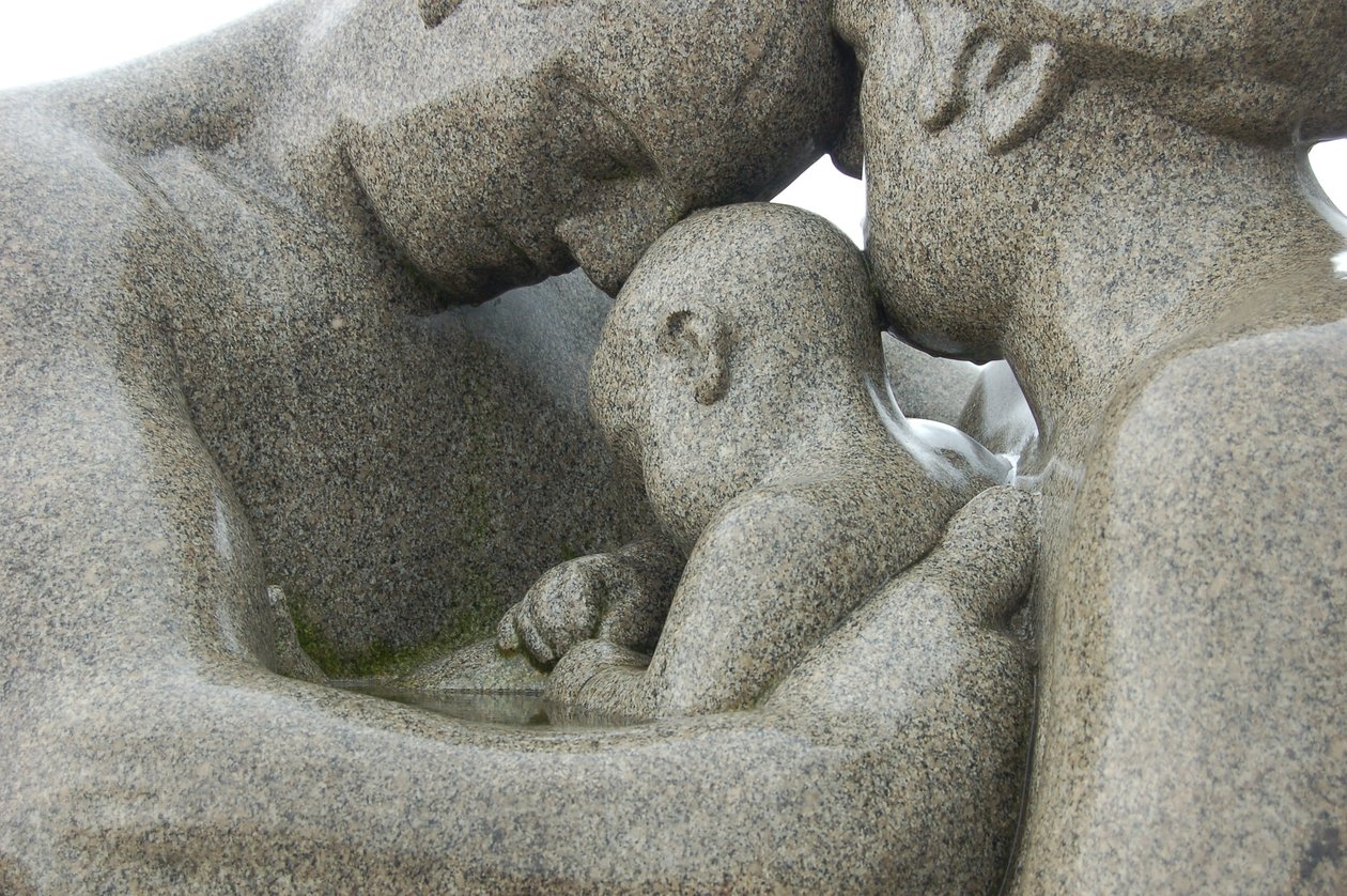 Skulpturer i Vigeland skulpturpark (bilde) av Gustav Vigeland