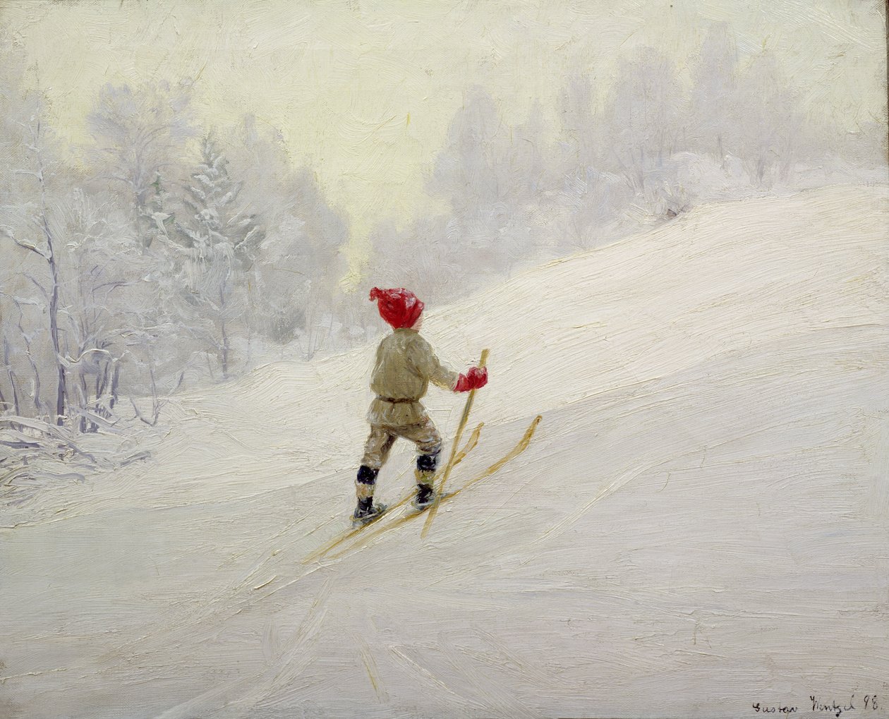 Skitrening av Gustav Wentzel
