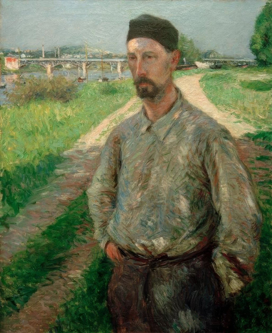 Portrett av Eugène Lamy av Gustave Caillebotte