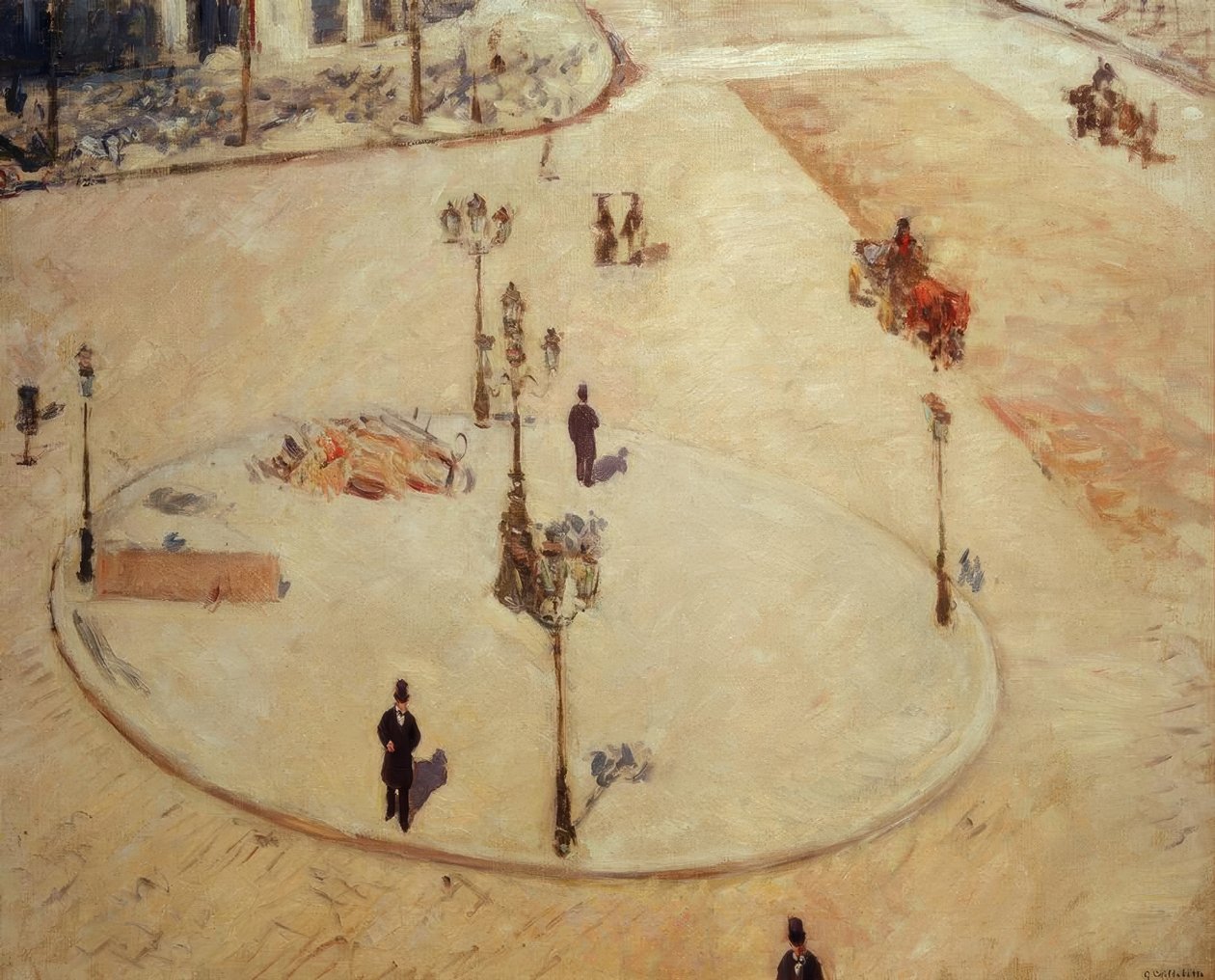 Et tilfluktssted, Boulevard Haussmann av Gustave Caillebotte