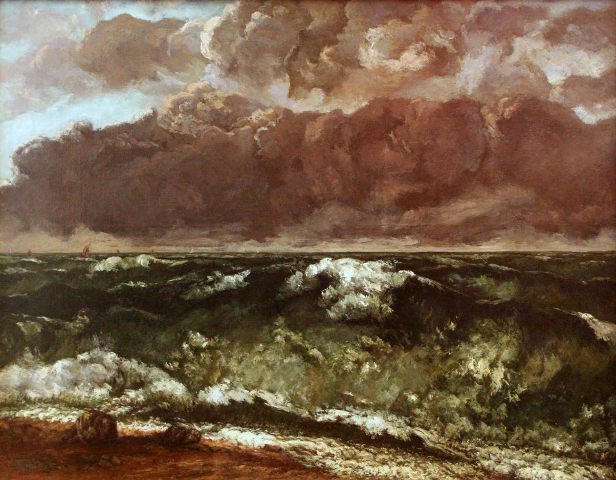 Bølgen av Gustave Courbet