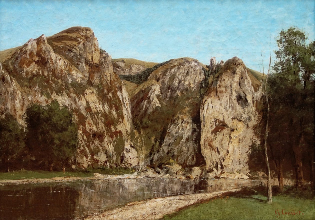 The Meuse at Freyr av Gustave Courbet
