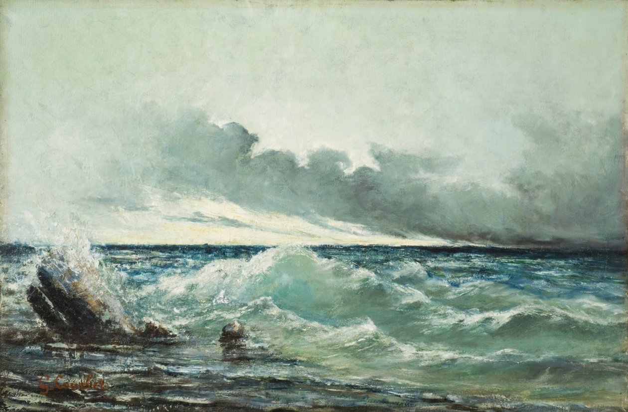 Bølgen av Gustave Courbet