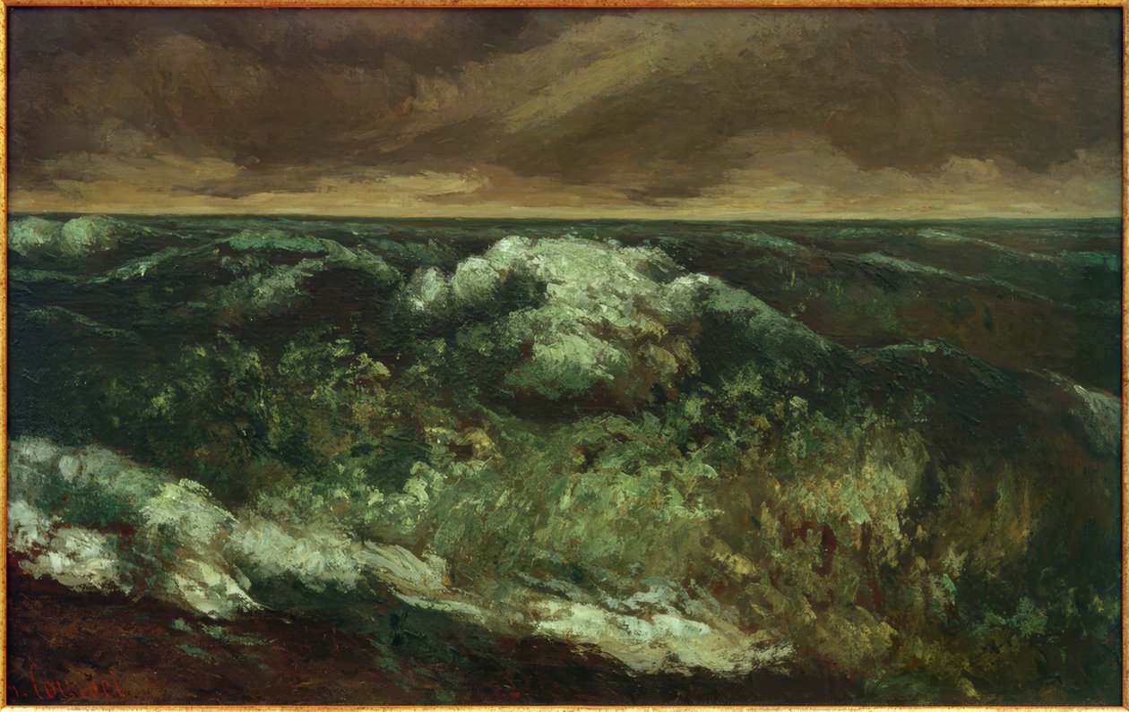 Bølgen av Gustave Courbet