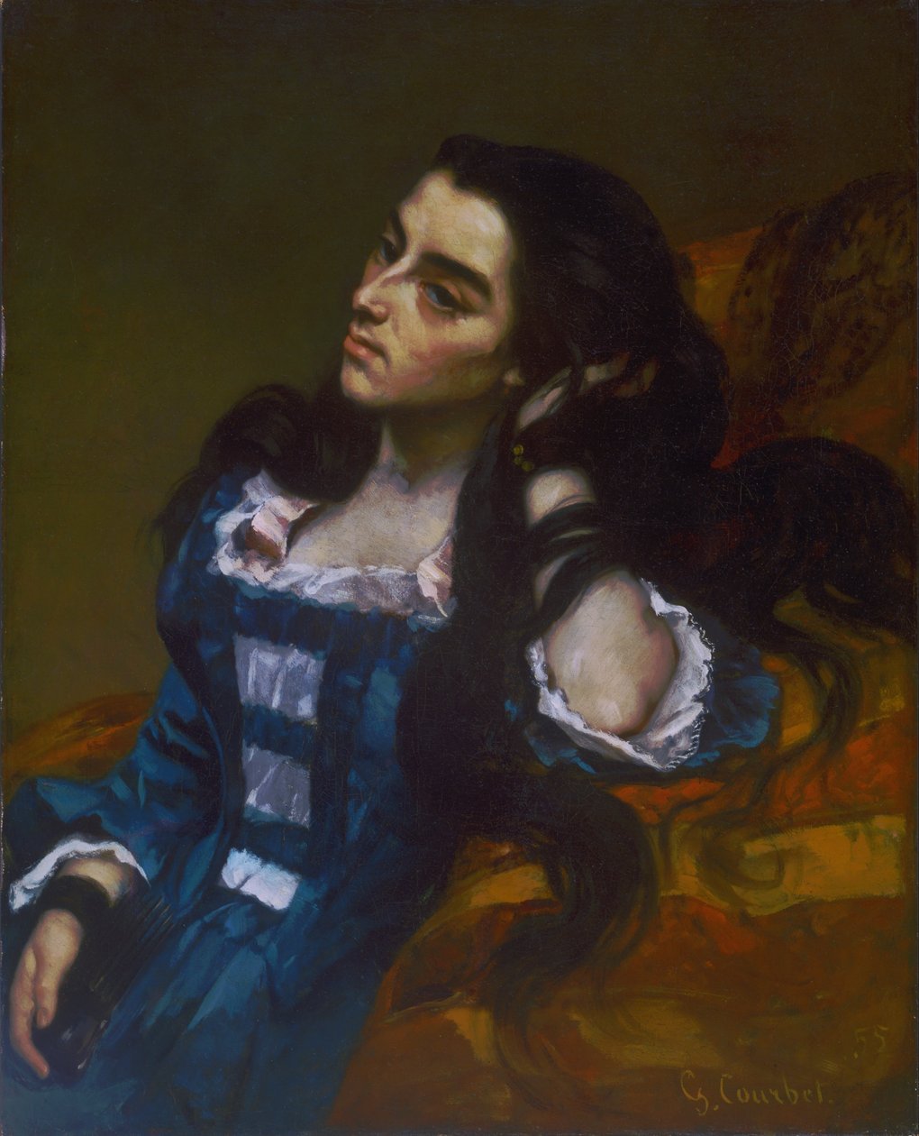Spansk kvinne av Gustave Courbet