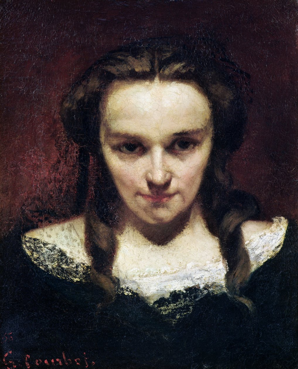 The Clairvoyant eller, The Sleepwalker, ca. 1865 av Gustave Courbet