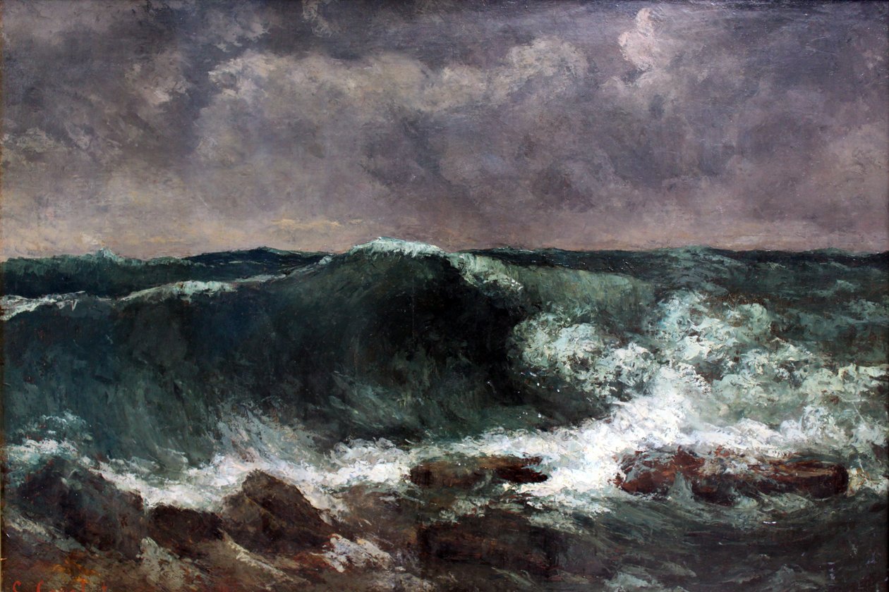 Bølgen av Gustave Courbet