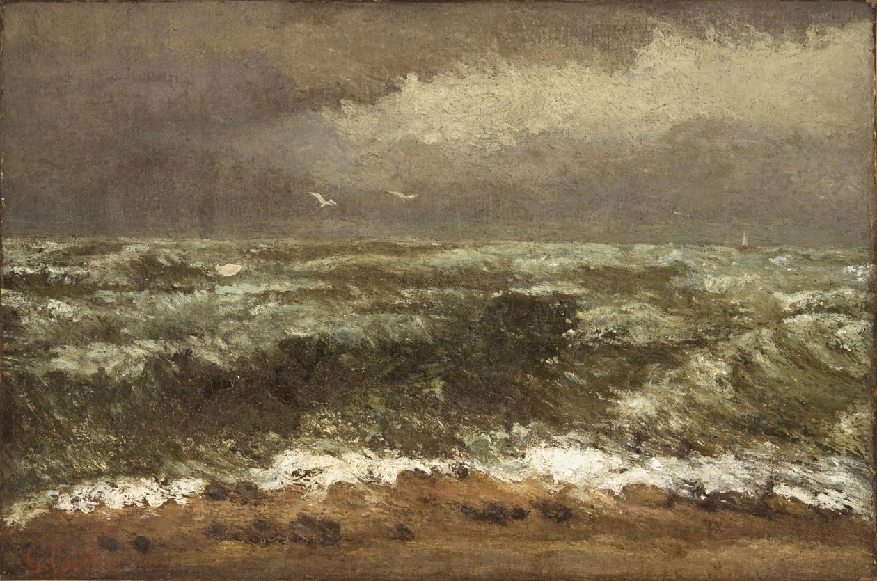 Bølger av Gustave Courbet